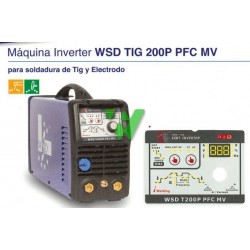 ALQUILER MAQUINA TIG WSD T200P PFC MV
Nº S-006RM. 427-SP 32206013714...