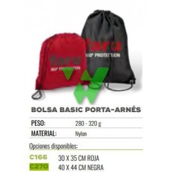 BOLSA EQUIPO ANTICAIDAS 40x44cm C-270 NE