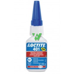 ADHESIVO MATERIAL POROSO LOCTITE 20g 401