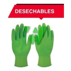 GUANTE UNIGRIP GR VERDE CUBO 150UD T-L