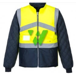 S769 PARKA 7 en 1 ALTA VISIBILIDAD TRANSPIRABLE Contrast Reversible...