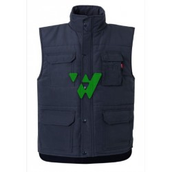 CHALECO MULTIBOLSILLOS ACOLCHADO Color.AZUL NAVY