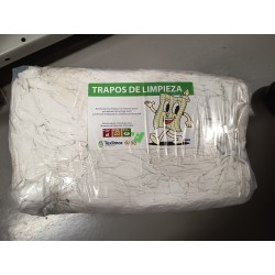 TRAPOS DE LIMPIEZA BLANCOS SACO DE 5 KG / PRECIO SACO
