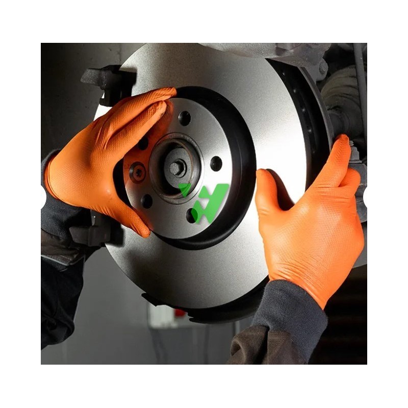 GUANTE 580OR "GRIPPAZ" NARANJA M T8
Guante desechable de nitrilo ambidiestro, escamado, sin polvo.
Talla - 8
