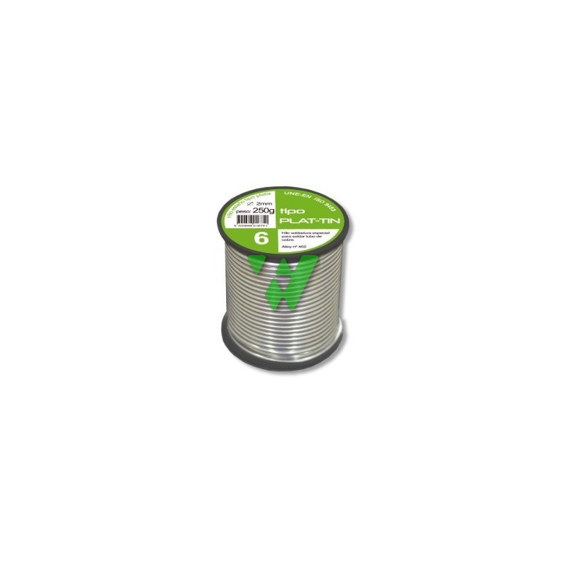 ESTAÑO FONTAN SN-CU 6% 2MM 250 G