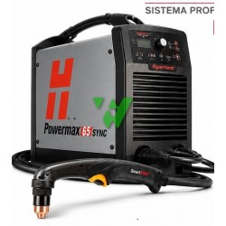 PLASMA PMX65 SYNC 380-400V CE/CCC CON ANTORCHA MANUAL CUELLO A 75º,...