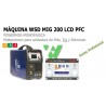 MAQUINA WSD MIG 200 LCD PFC SYNERGIC ¡